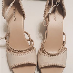 Open toed wedge heels